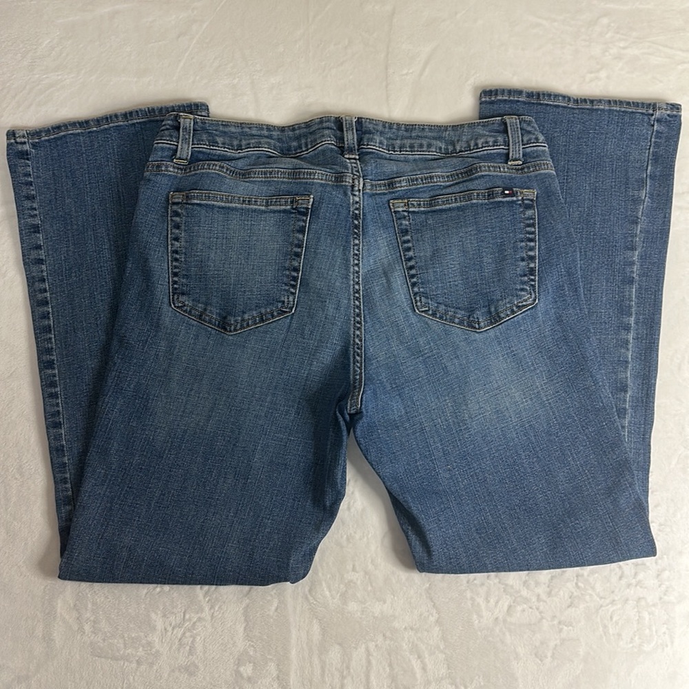 Y2K Tommy Hilfiger Women’s Boot Cut Jeans Size 12S - Picture 3 of 8